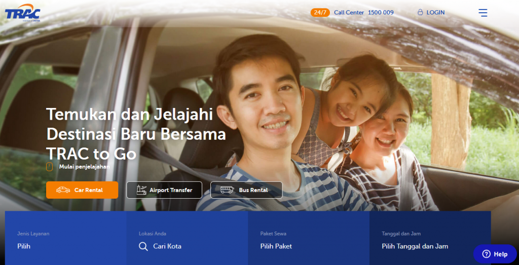 sewa mobil secara online