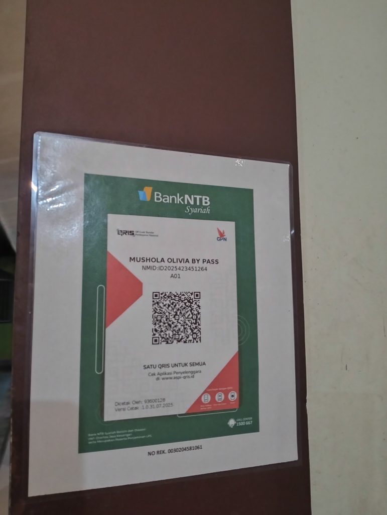 QRIS musala olivia lombok
