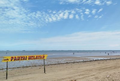 Panorama pantai nelayan balikpapan