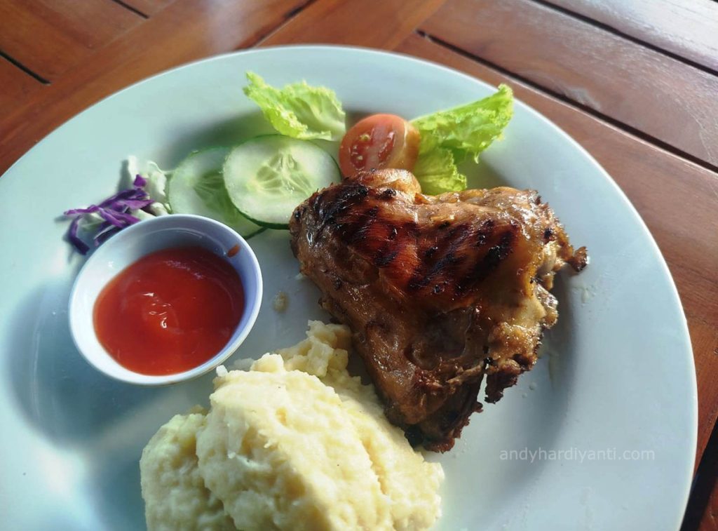 Grilled chicken racottage