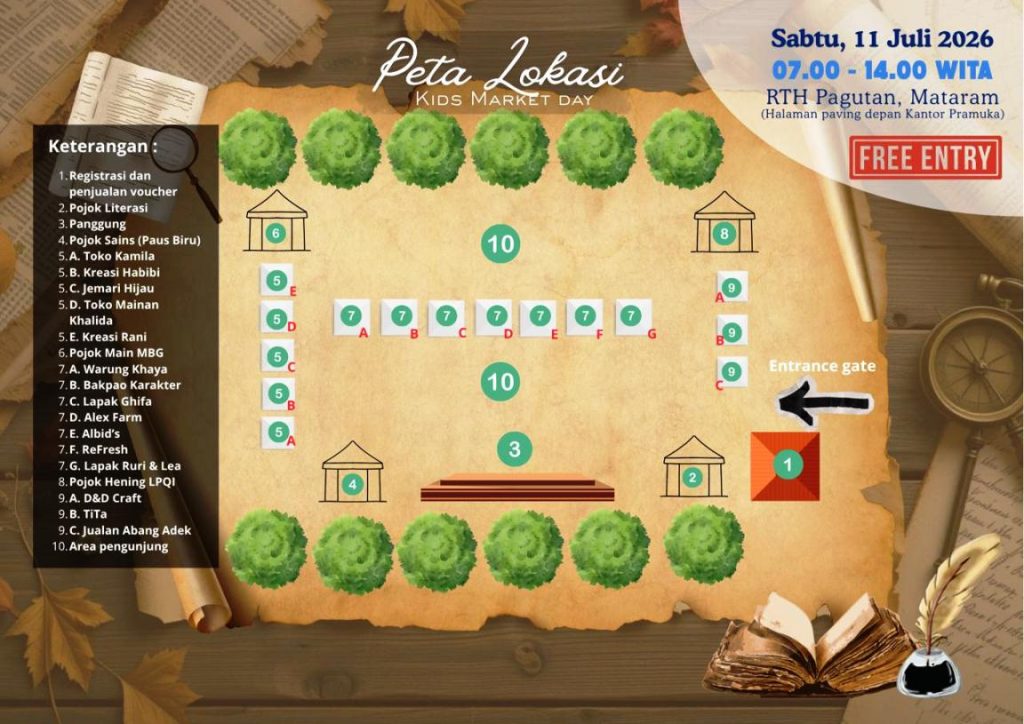 Lapak dan pojok acara