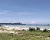 pemandangan pantai dari kejauhan