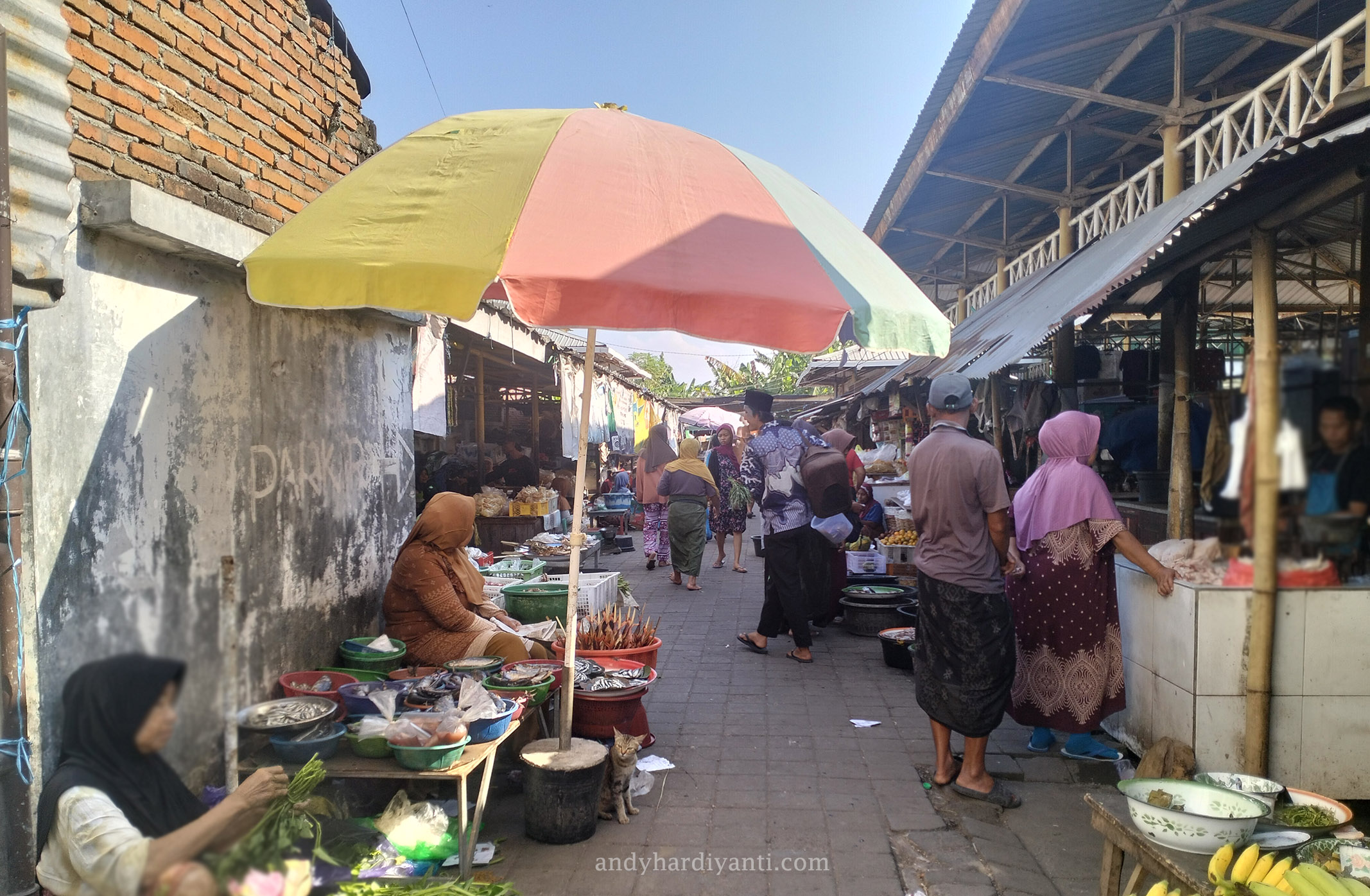 pedagang pasar
